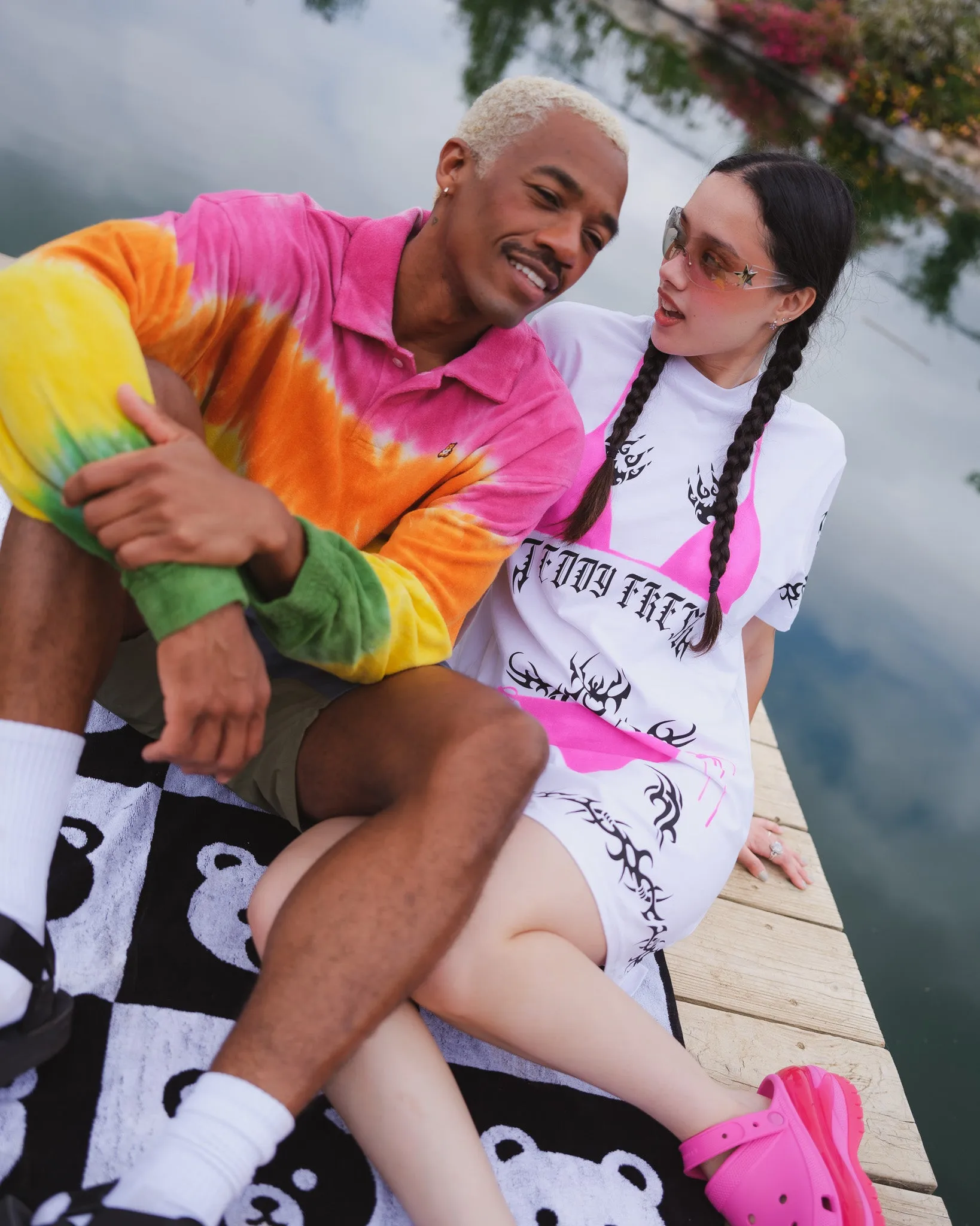 Tie Dye Terry Sweatshirt