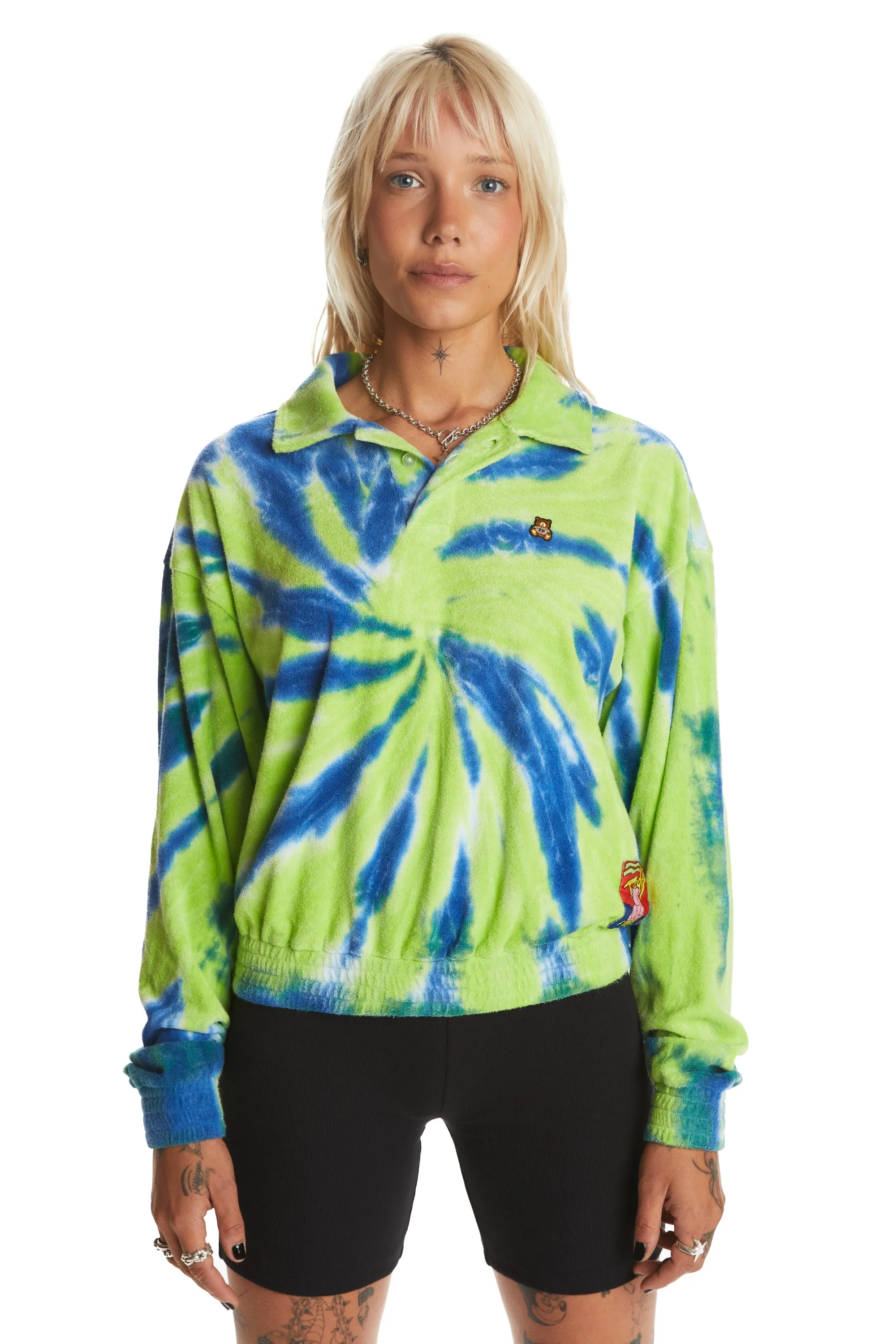 Tie Dye Terry Sweatshirt