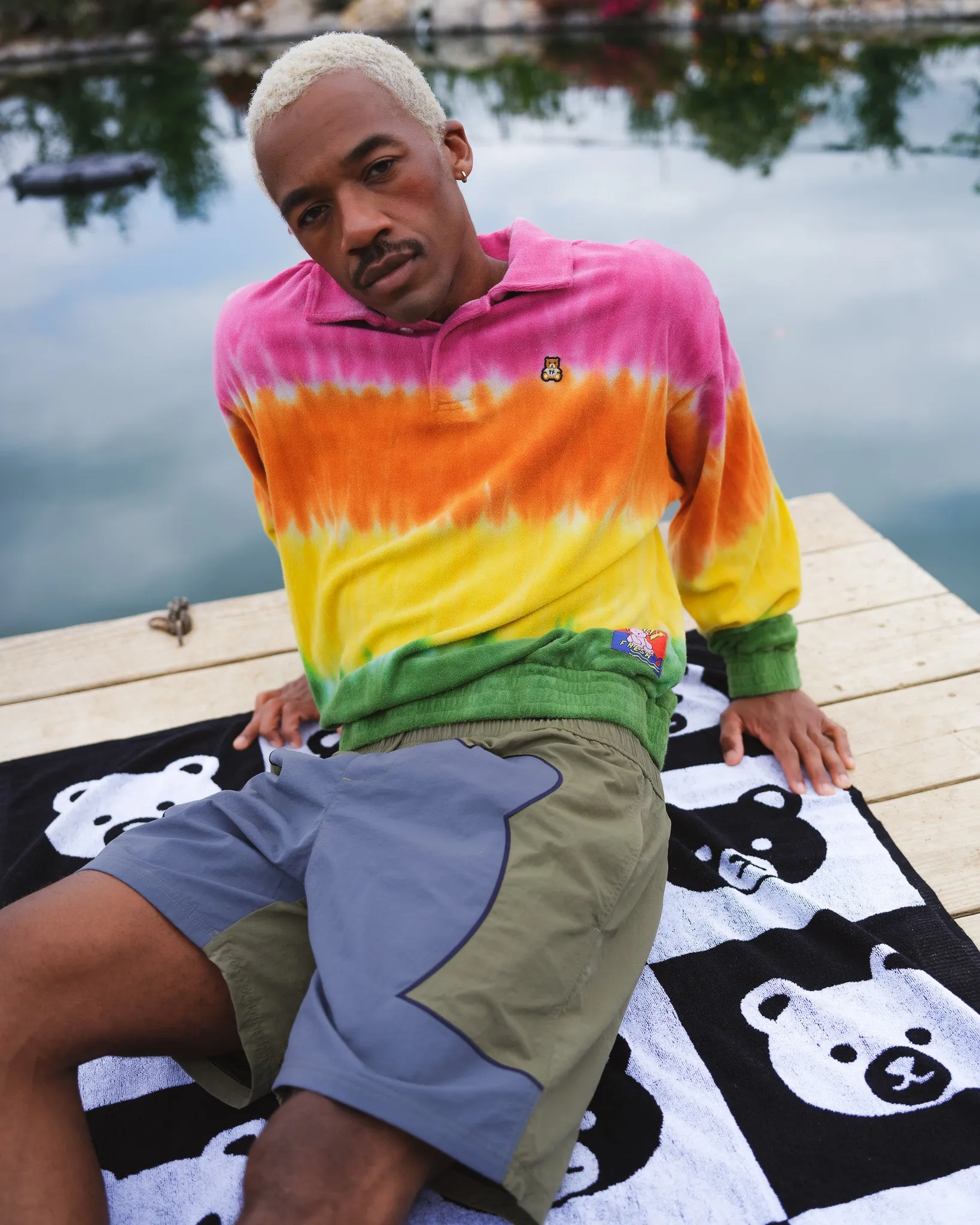 Tie Dye Terry Sweatshirt