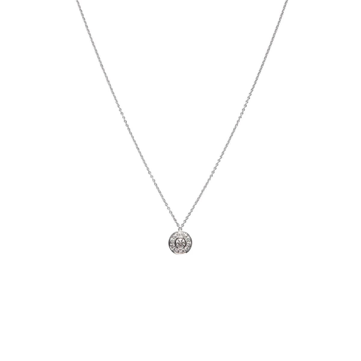 Tiffany & Co Diamond & Platinum Circlet Necklace