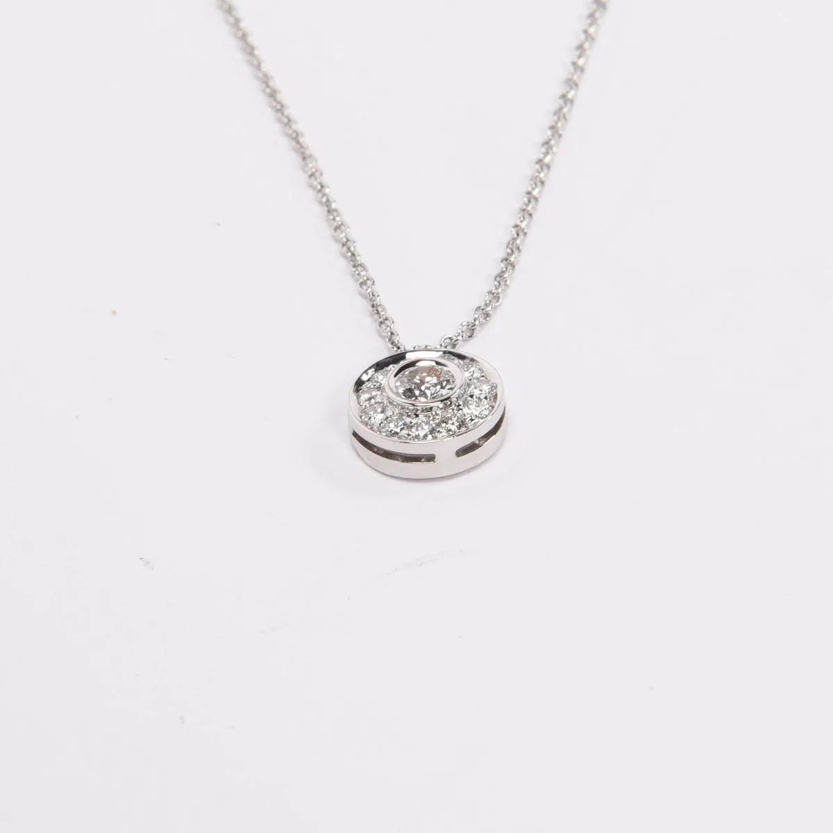 Tiffany & Co Diamond & Platinum Circlet Necklace