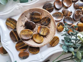 Tiger Eye Mini Worry Stone