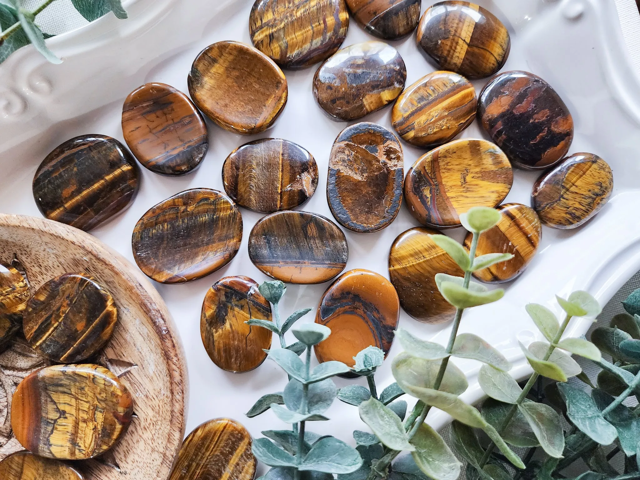 Tiger Eye Mini Worry Stone