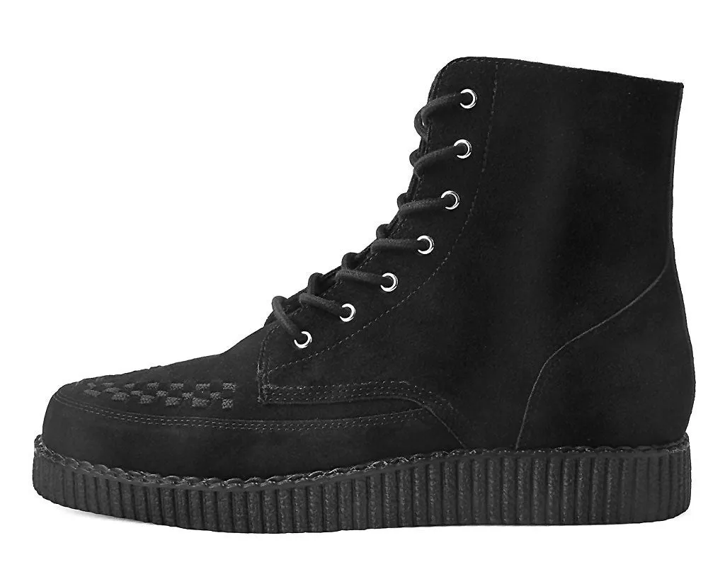 T.U.K BLACK SUEDE 7 EYE VIVA II BOOT