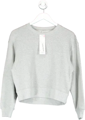 Uniqlo Grey Cotton Crew Neck Jumper UK XXS