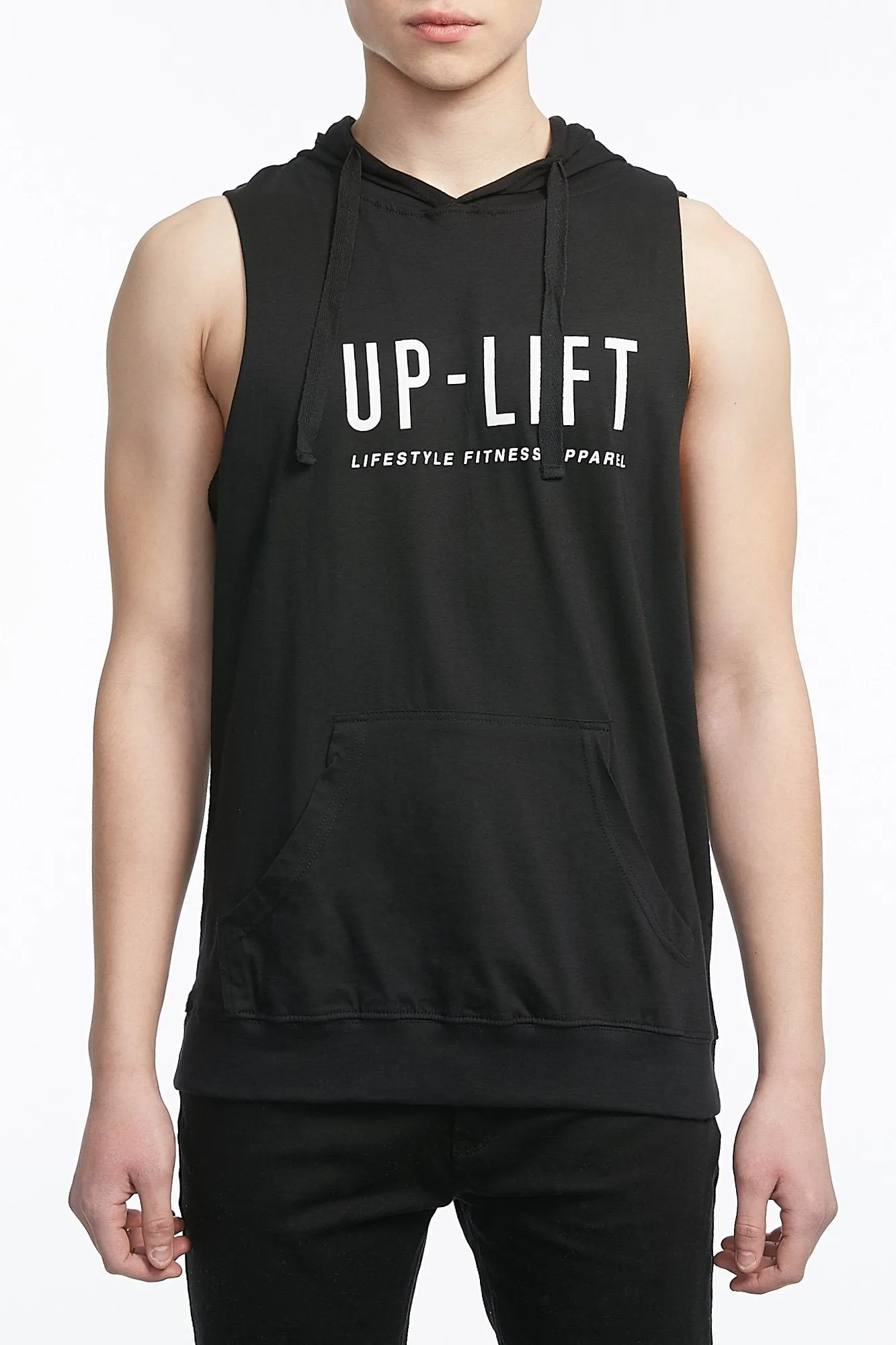 UP-Lift Guys Sleeveless Drawstring Hoodie