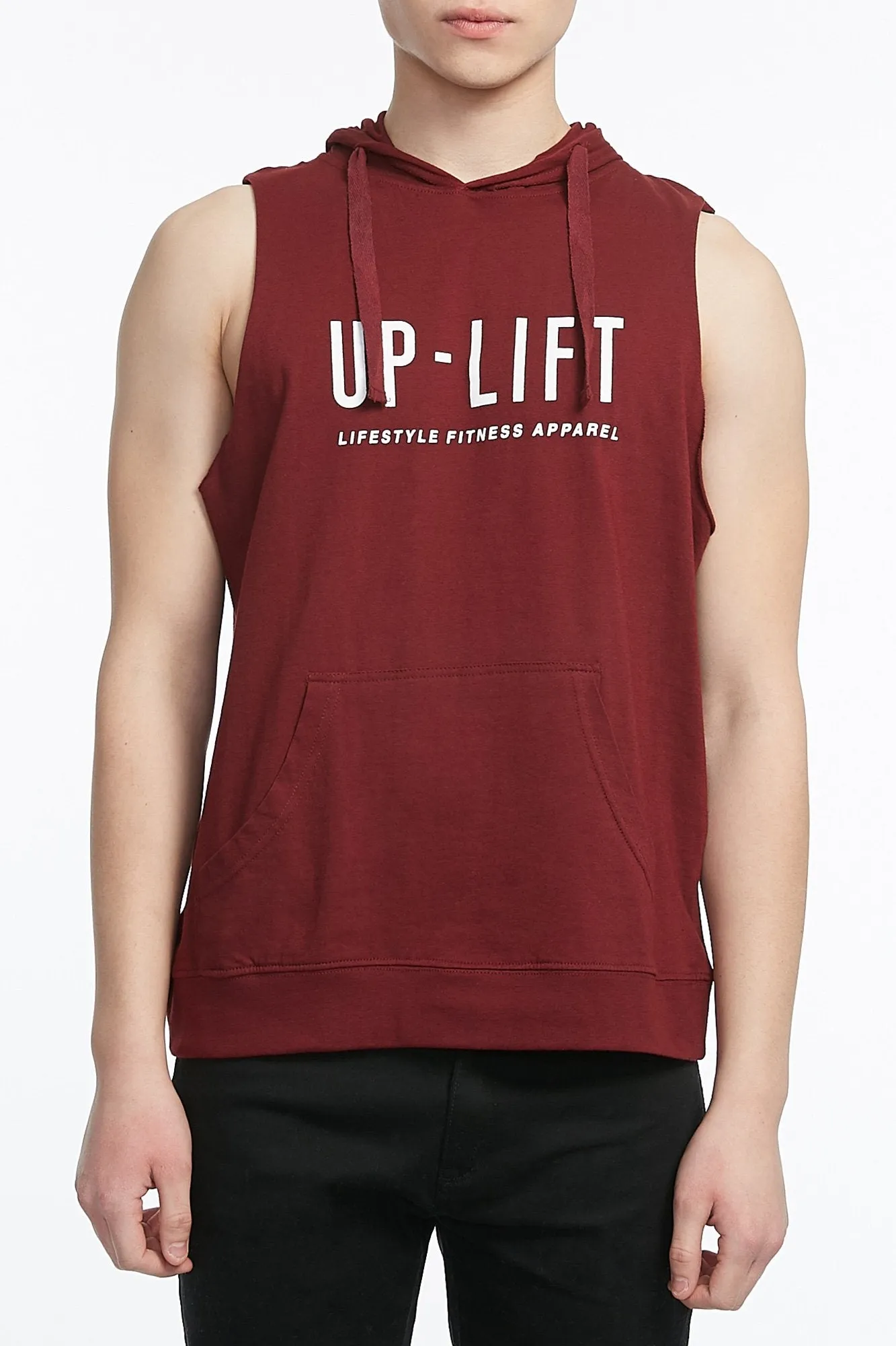 UP-Lift Guys Sleeveless Drawstring Hoodie