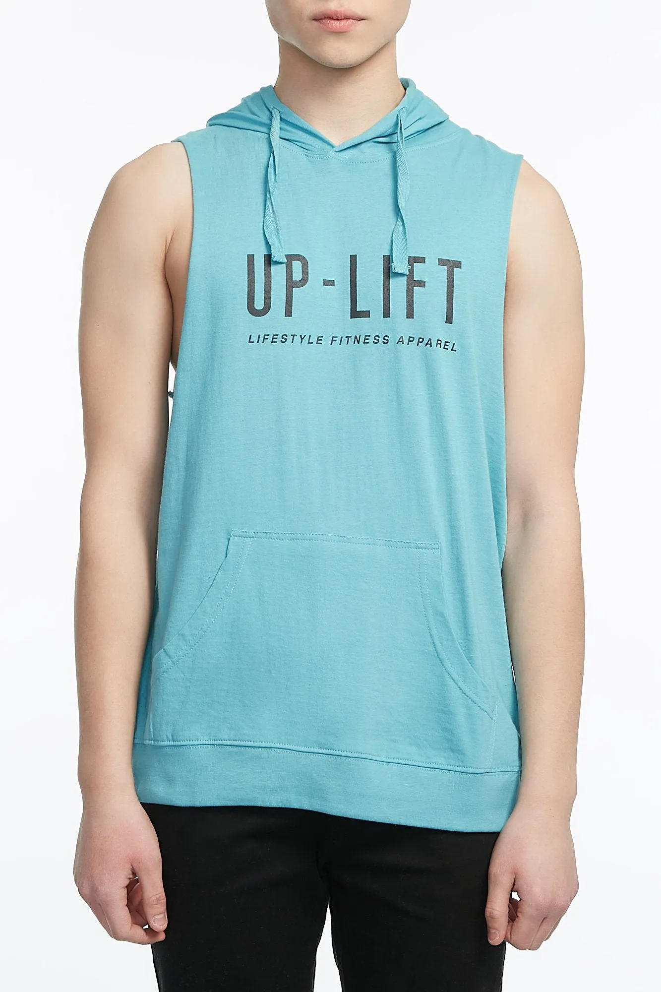 UP-Lift Guys Sleeveless Drawstring Hoodie