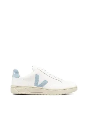 Veja Womens V-12 Trainer Leather Extra White / Steel