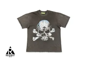 Vertabrae Skull Tee Black