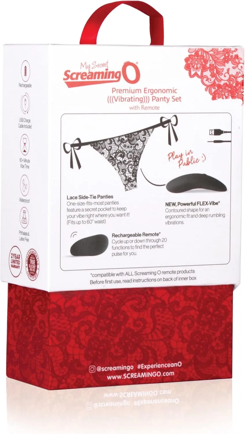 Vibrating Panty Set | Screaming O