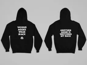 Vicious Aggies Wear Black HOODIE