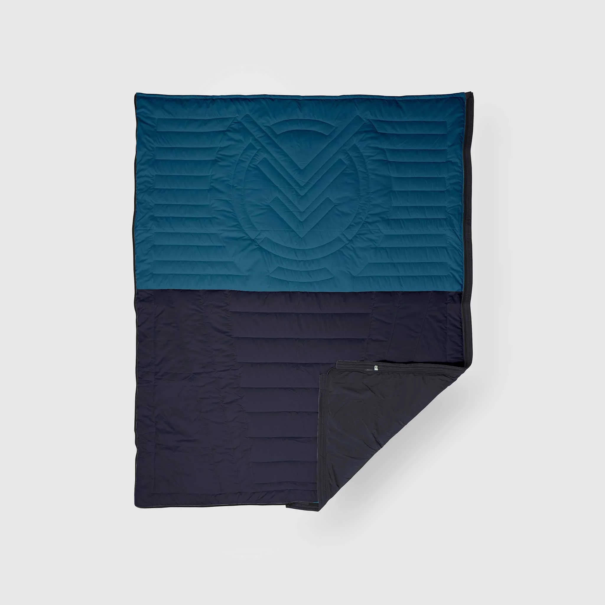 Voited Slumber Zip Sack Blanket - Blue Steel / Graphite