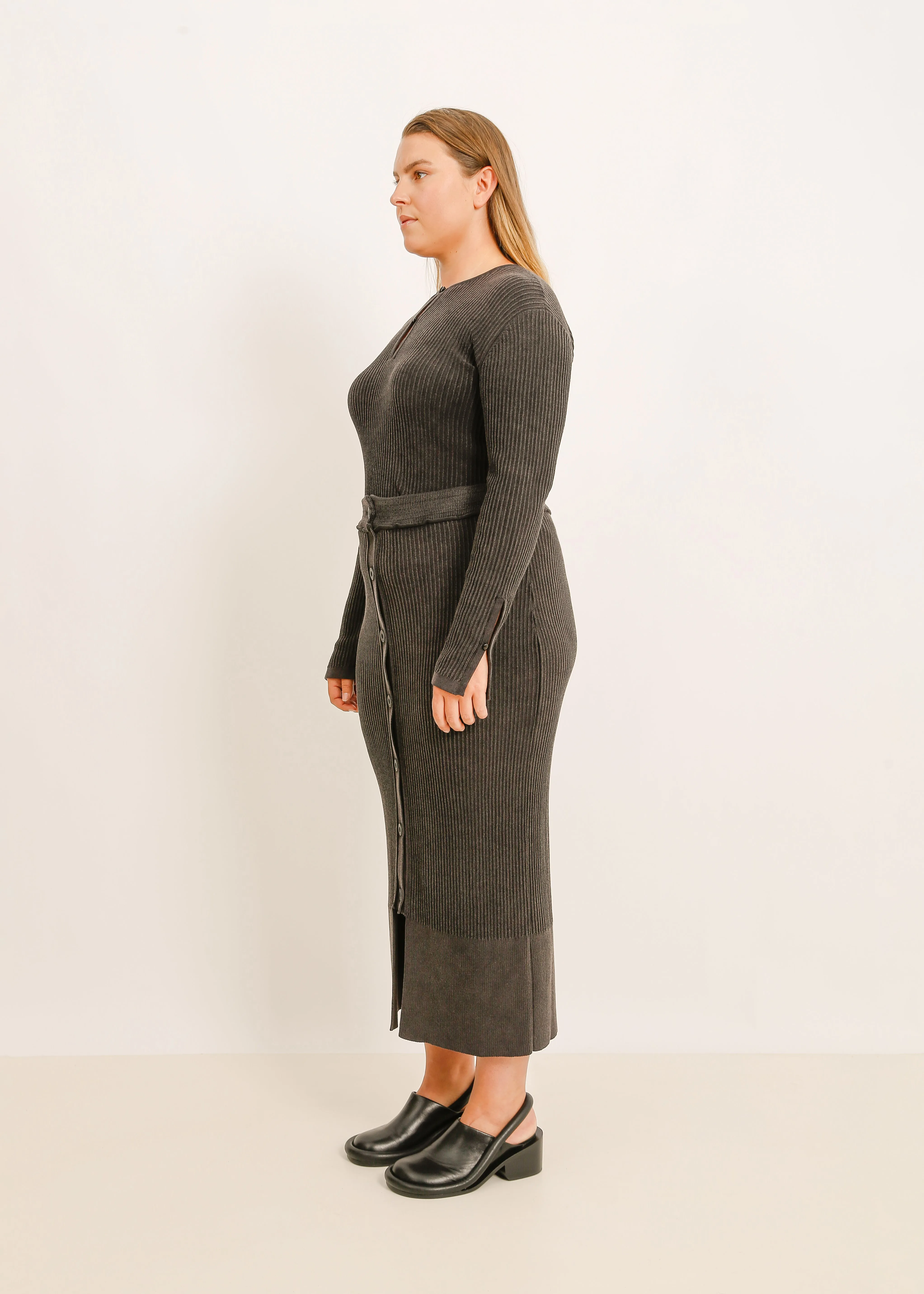 W24 | MIA KNIT SKIRT / BLACK