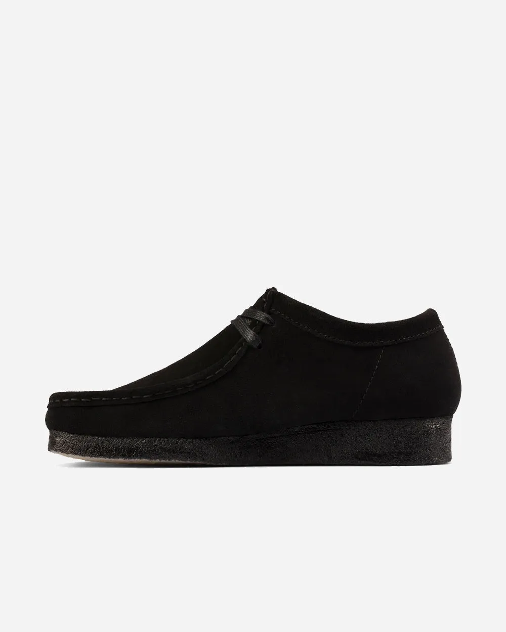 Wallabee Black Suede