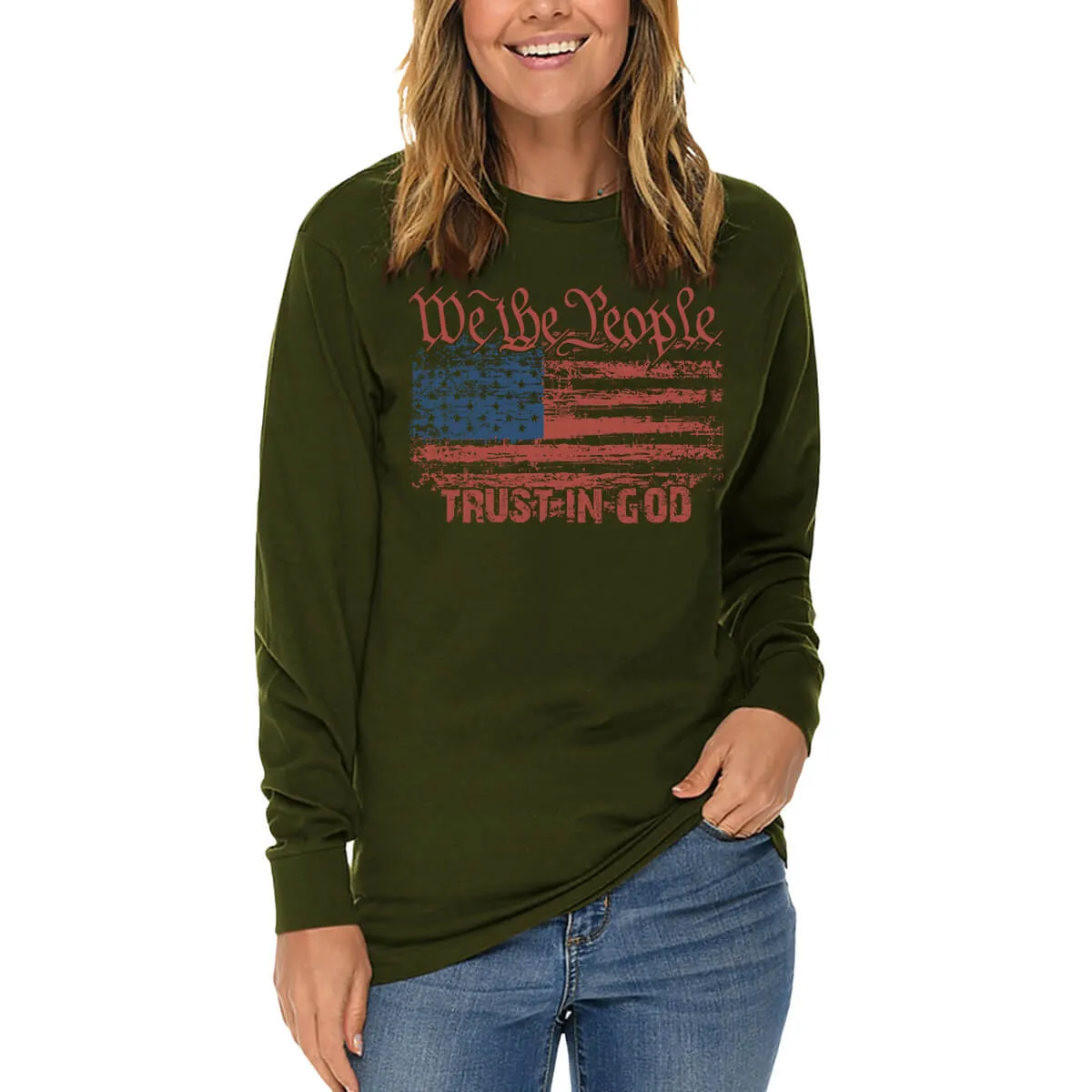 We The People Trust In God Long Sleeve T Shirt