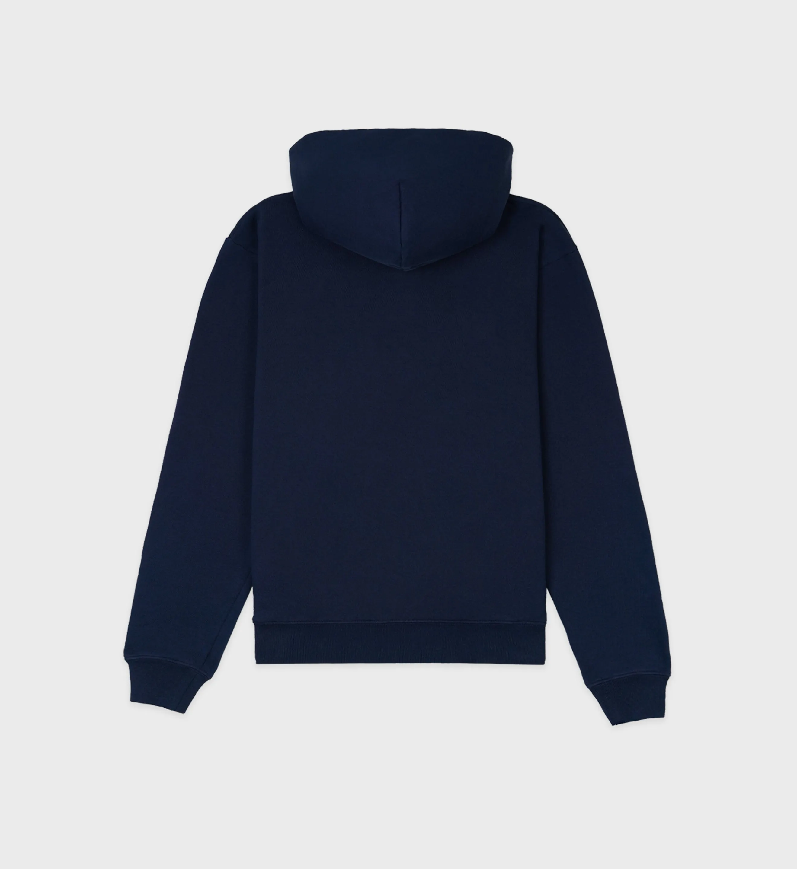 Wellness Club Flocked Hoodie - Navy/Cream