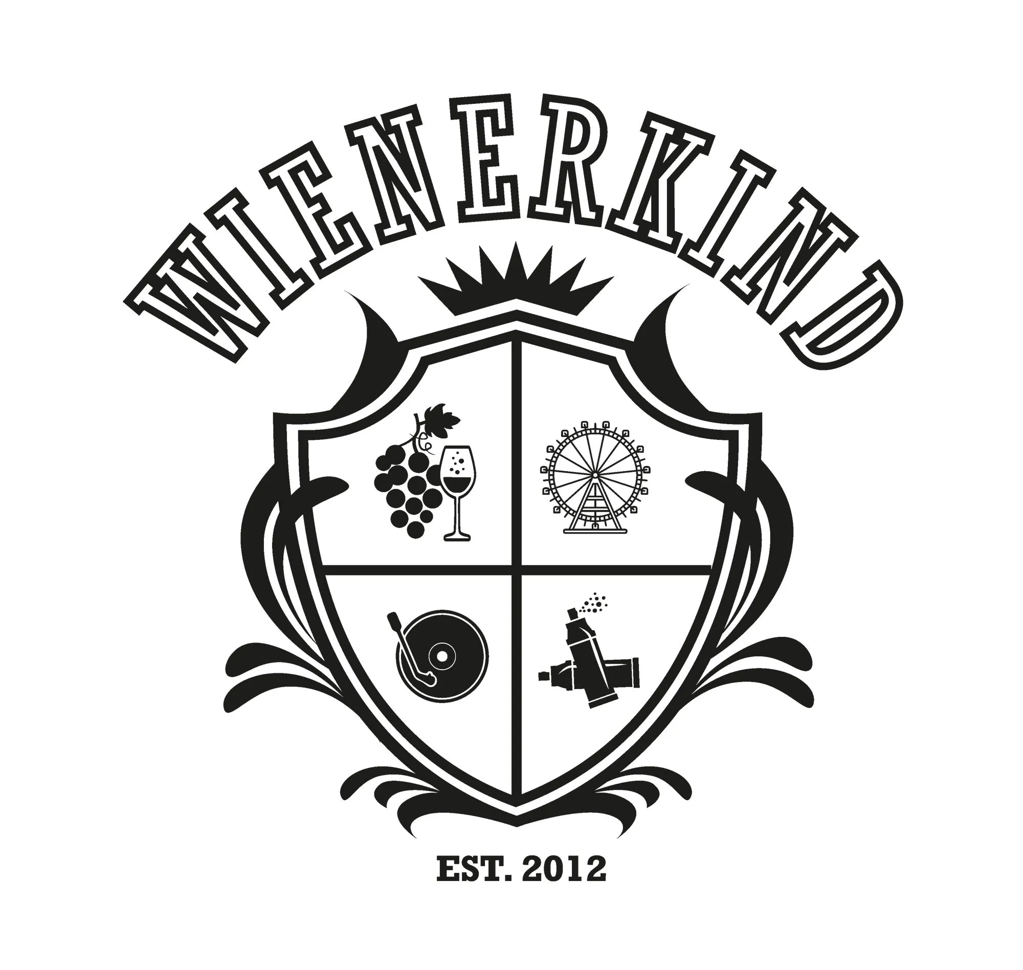 WIENERKIND Wappen Retro-Sweater // unisex