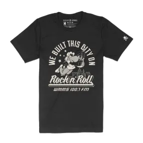 WMMS 'We Built This City' - Unisex Crew T-Shirt *OFFICIALLY LICENSED