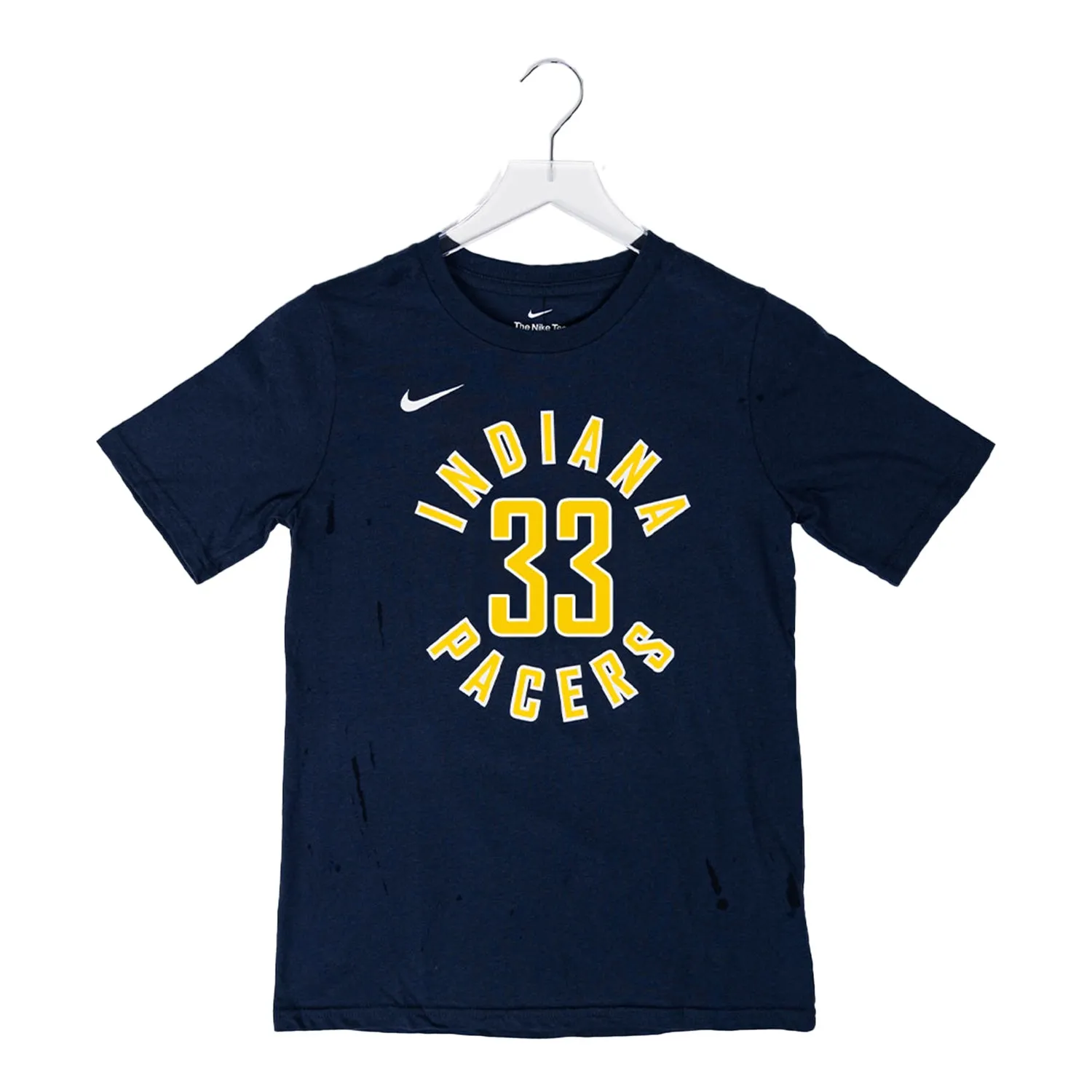 Youth Indiana Pacers #33 Myles Turner Icon Name and Number T-shirt by Nike