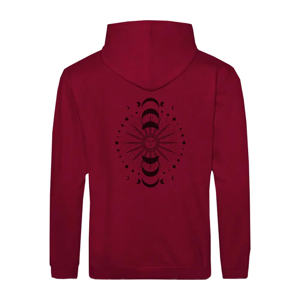 Zipper Hoodie Unisex - Sonne Mond -