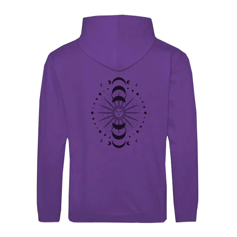 Zipper Hoodie Unisex - Sonne Mond -